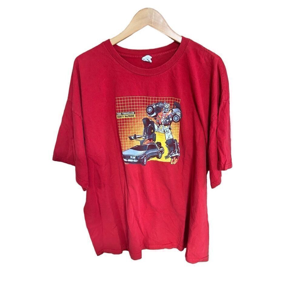 Time Traveller Marty McPrime Transformer T Shirt 3XL
